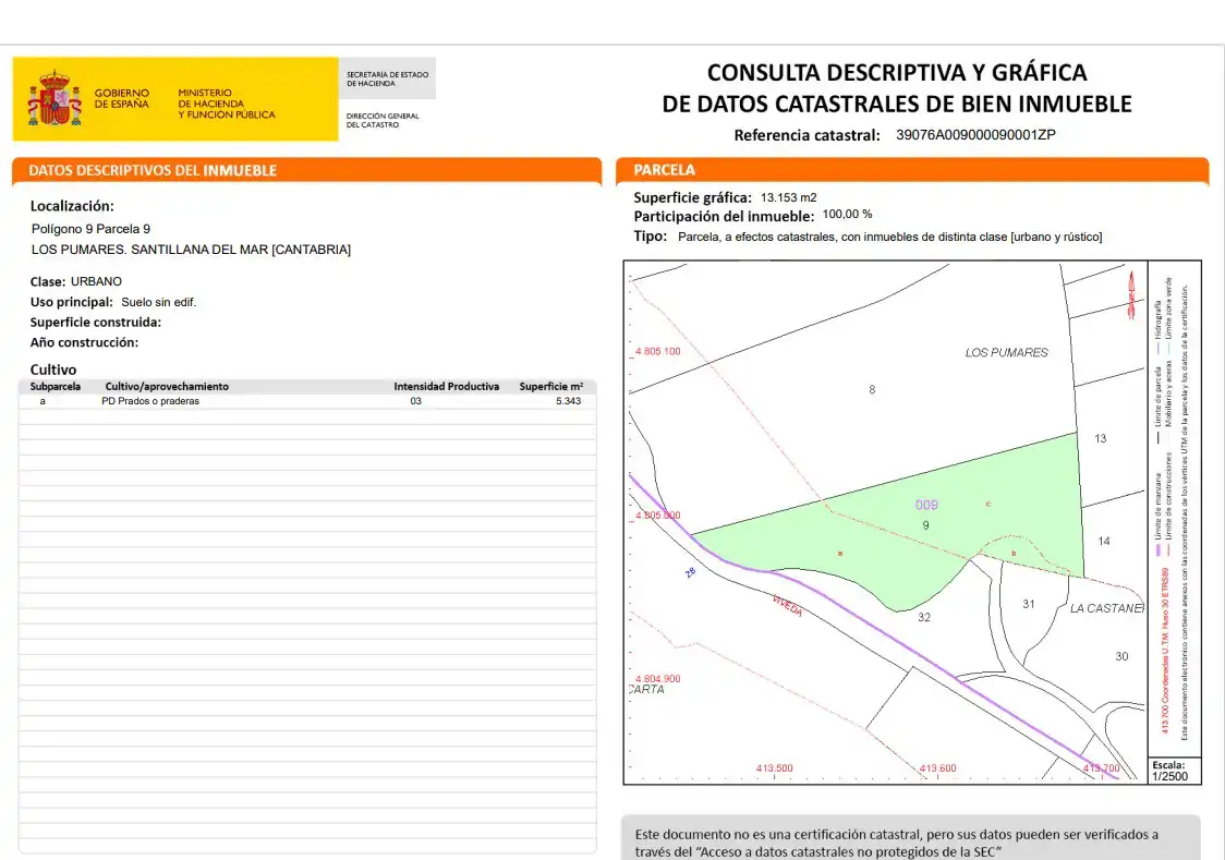 Terrenos y solares en venta en SANTILLANA DEL MAR. Los Pumares, imagen 2