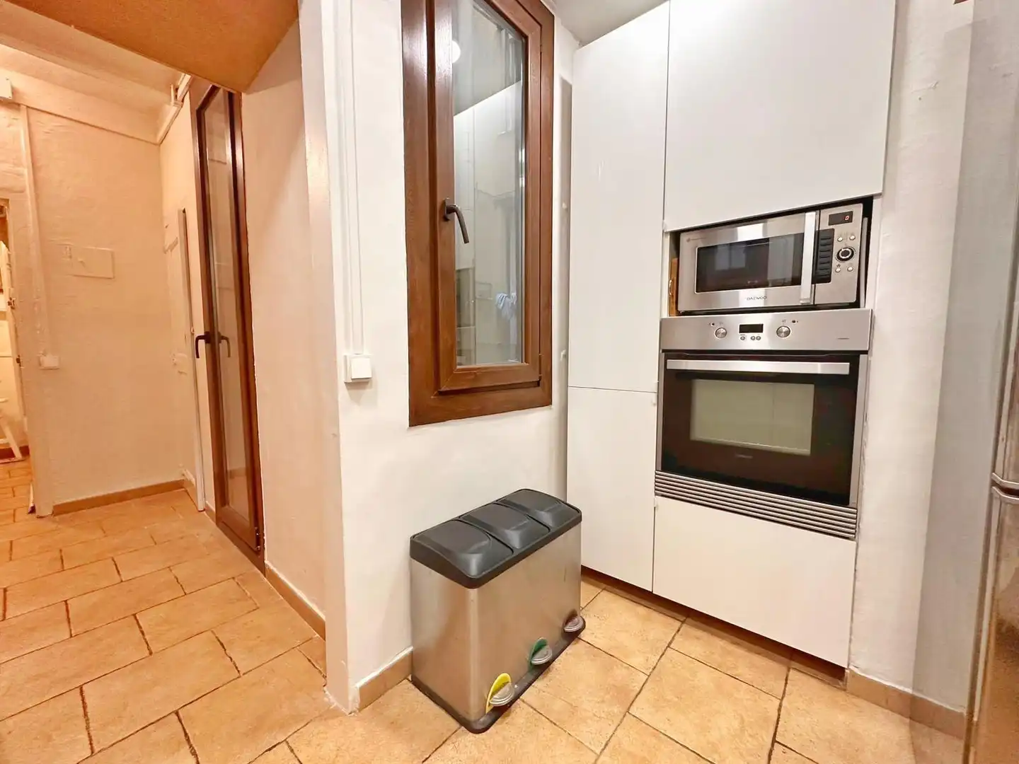 Kitchen of Flat for sale in Barcelona  with Air Conditioner, Heating and Furnished