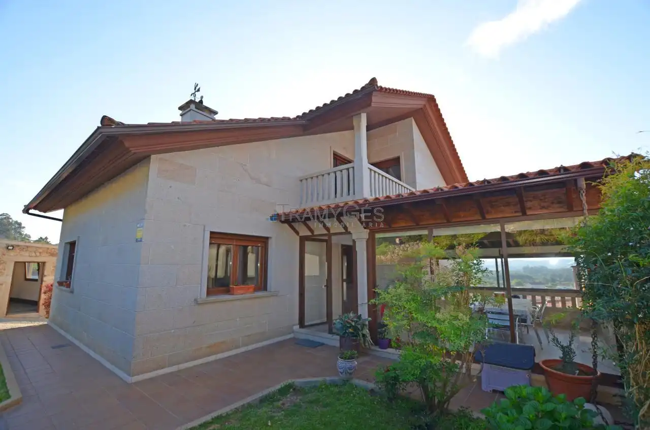Außenansicht von Haus oder Chalet zum Verkauf in O Rosal   mit Heizung, Privatgarten und Terrasse