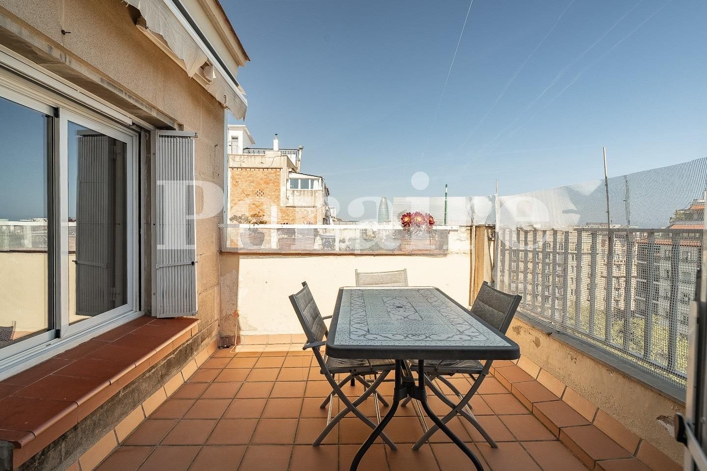 Terrace of Attic for sale in  Barcelona Capital  with Heating, Parquet flooring and Terrace
