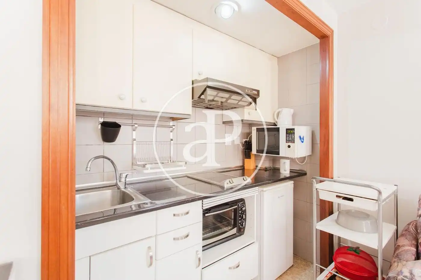 Cocina de Piso de alquiler en Valencia con Aire acondicionado, Calefacción y Amueblado
