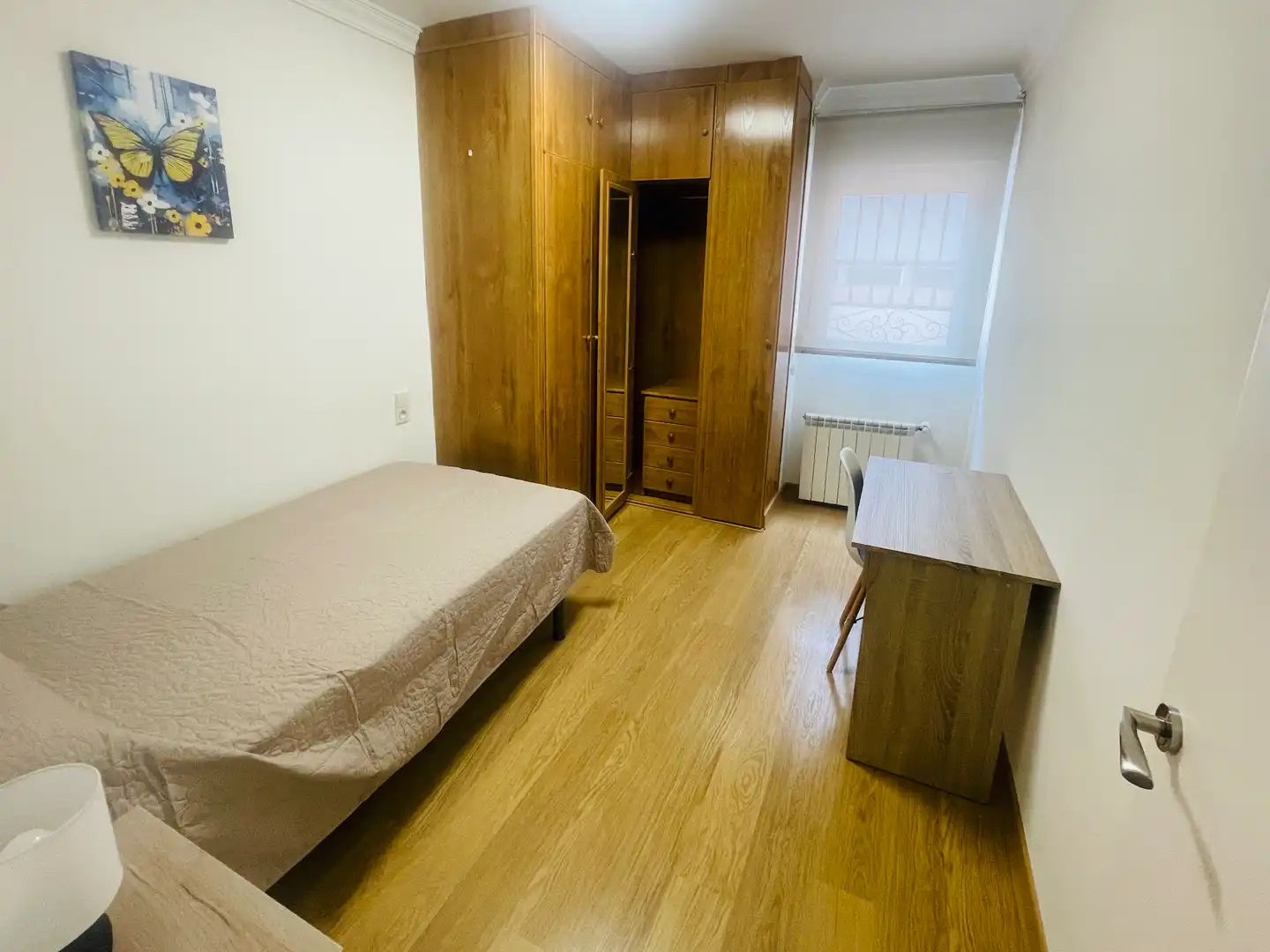 Schlafzimmer von Wohnung zur Miete in Alcázar de San Juan mit Klimaanlage, Heizung und Möbliert