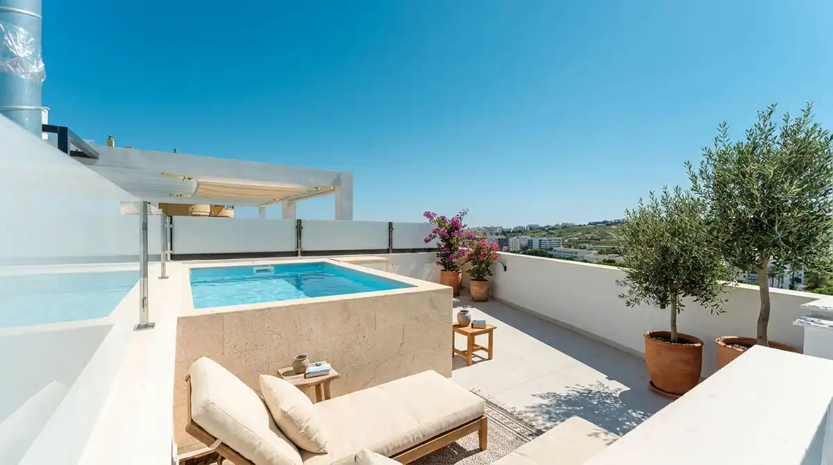 Terrassa de Dúplex en venda en Estepona amb Terrassa, Traster i Piscina