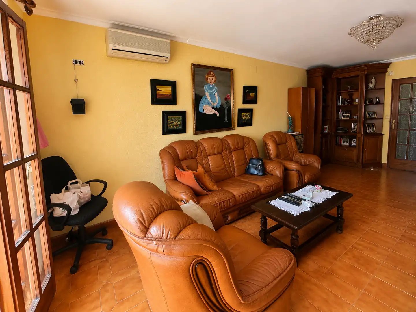 Sala d'estar de Casa o xalet en venda en Canet d'En Berenguer amb Aire condicionat, Jardí privat i Traster