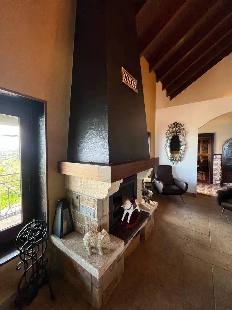 Sala de estar de Casa o chalet en venta en Moya (Las Palmas) con Jardín privado, Terraza y Amueblado