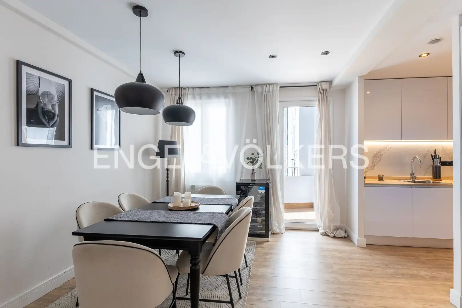 Dining room of Flat for rent in Madrid  with Air Conditioner, Heating and Terrace
