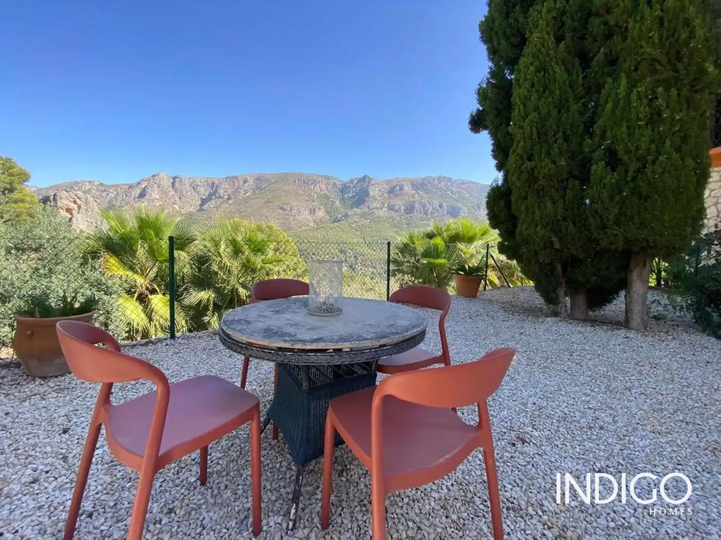 Terrassa de Casa o xalet en venda en El Castell de Guadalest, Alicante
