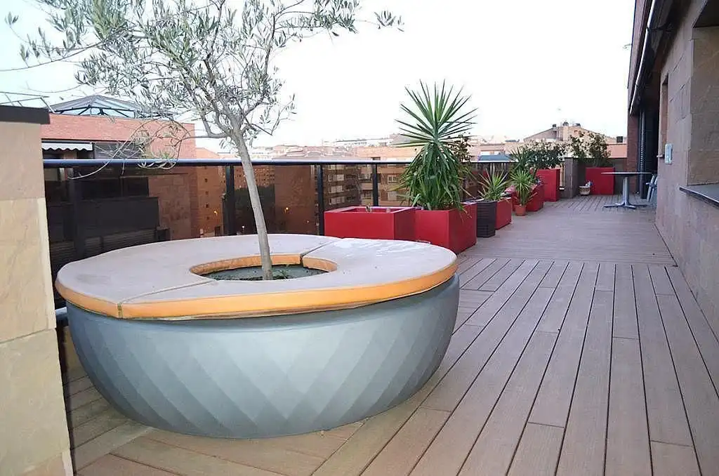 Terraza de Ático en venta en Lleida con Aire acondicionado, Calefacción y Piscina