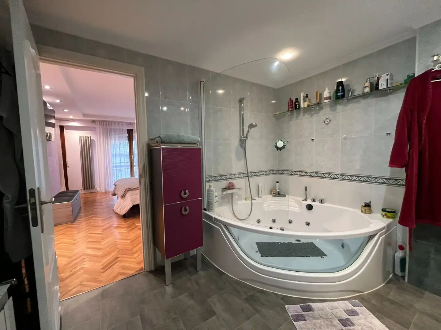 Baño de Casa adosada en venta en Urnieta con Calefacción, Terraza y Trastero