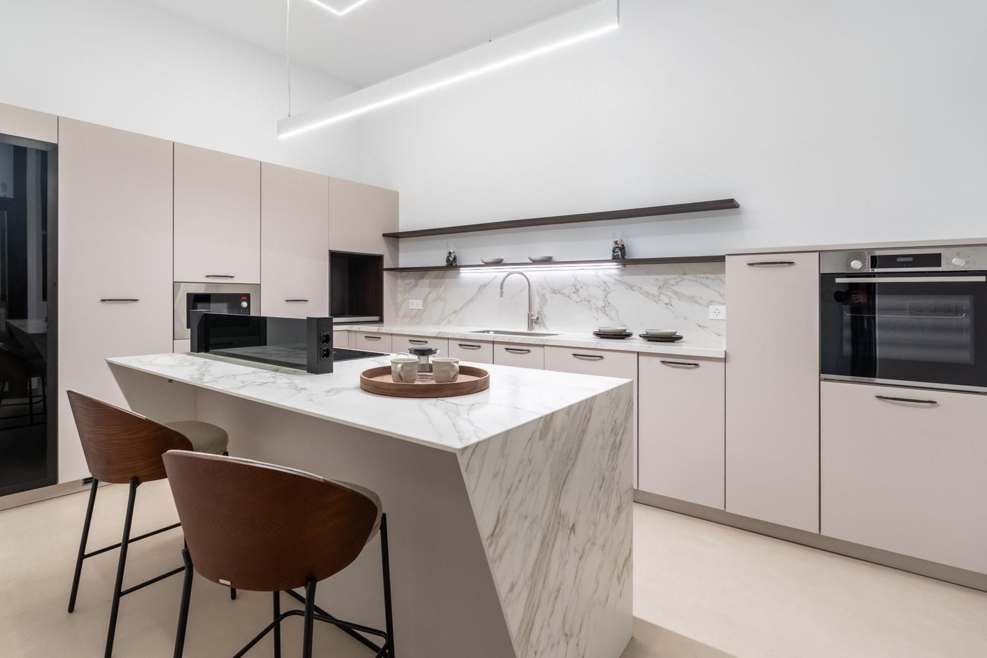 Kitchen of Flat for sale in Málaga Capital  with Air Conditioner, Heating and Balcony