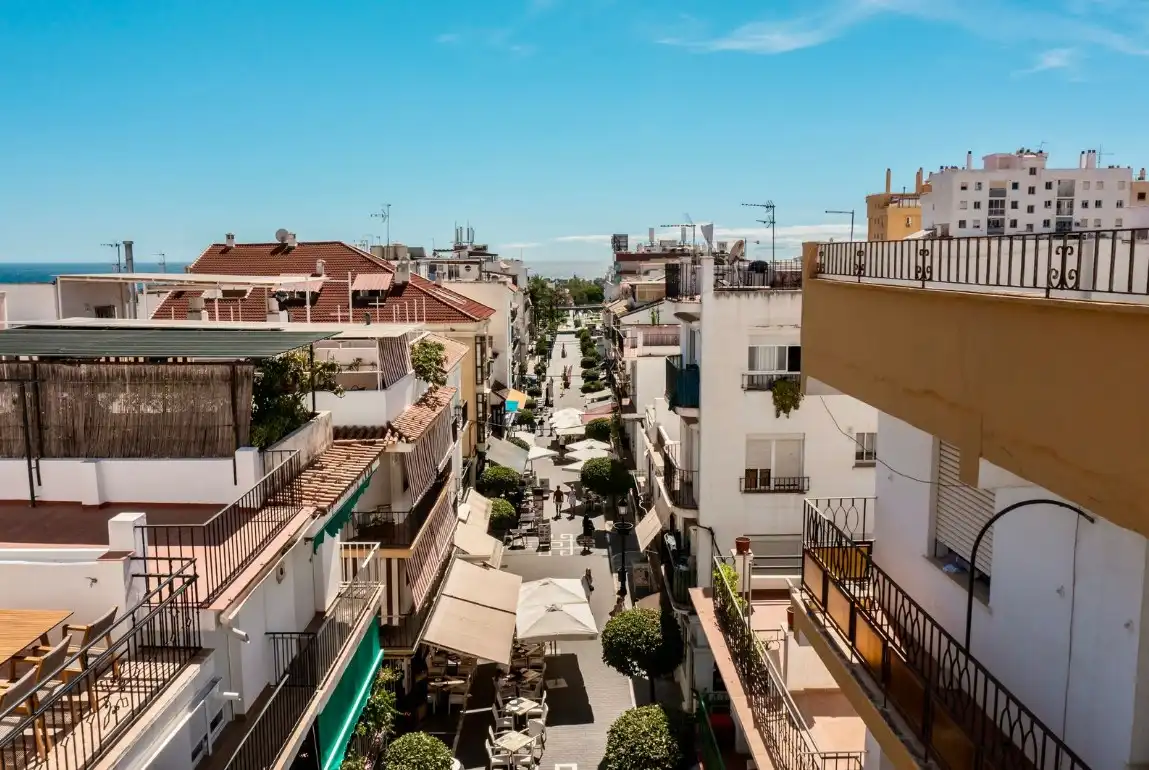 Vista exterior de Casa adosada en venta en Marbella con Aire acondicionado, Calefacción y Terraza