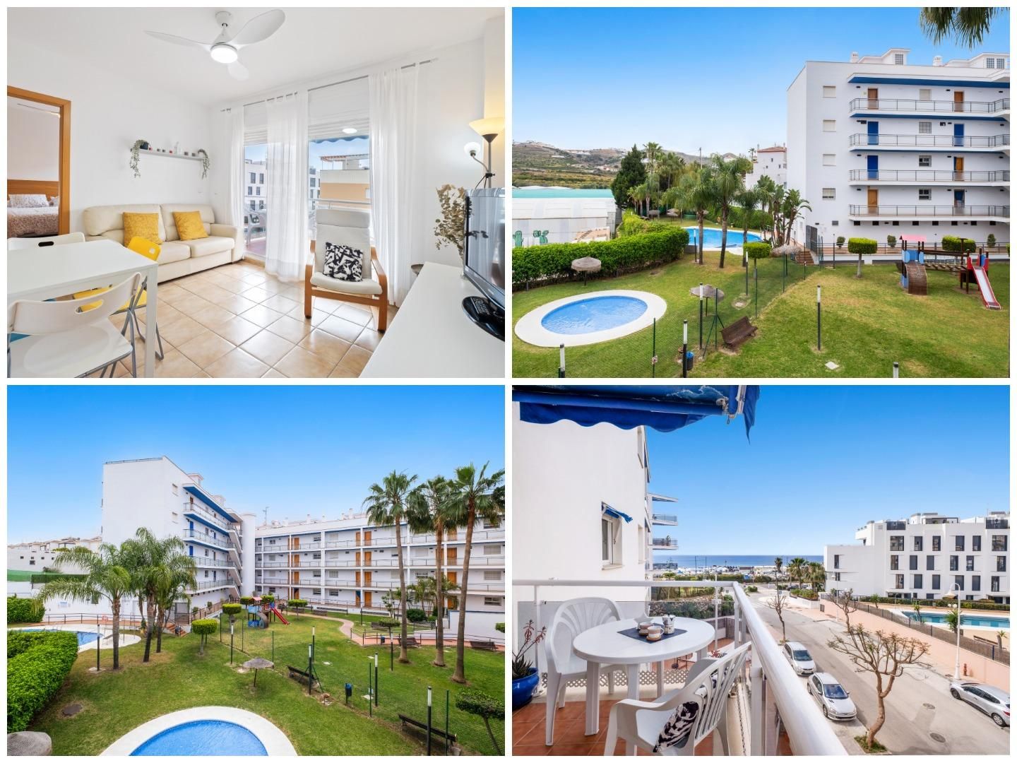 Vista exterior de Apartament en venda en Torrox amb Calefacció, Jardí privat i Terrassa