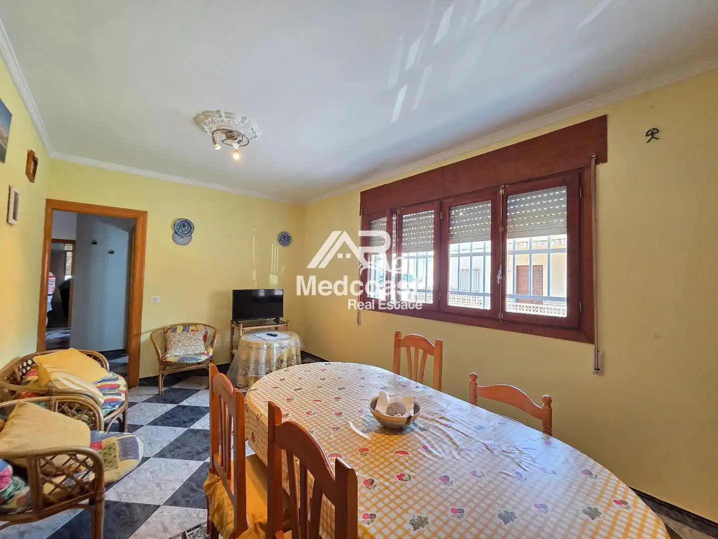 Exterior view of Flat for sale in Garrucha  with Air Conditioner, Terrace and Furnished