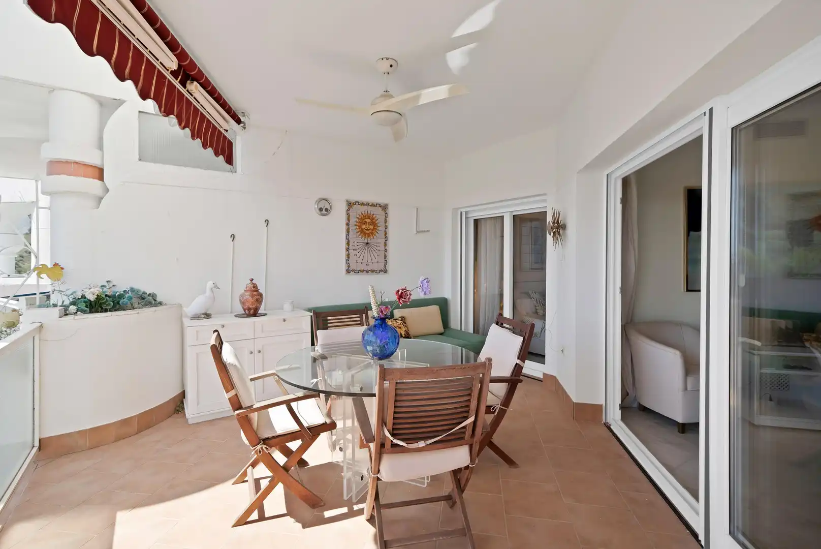 Terraza de Ático de alquiler en Marbella con Aire acondicionado, Calefacción y Jardín privado