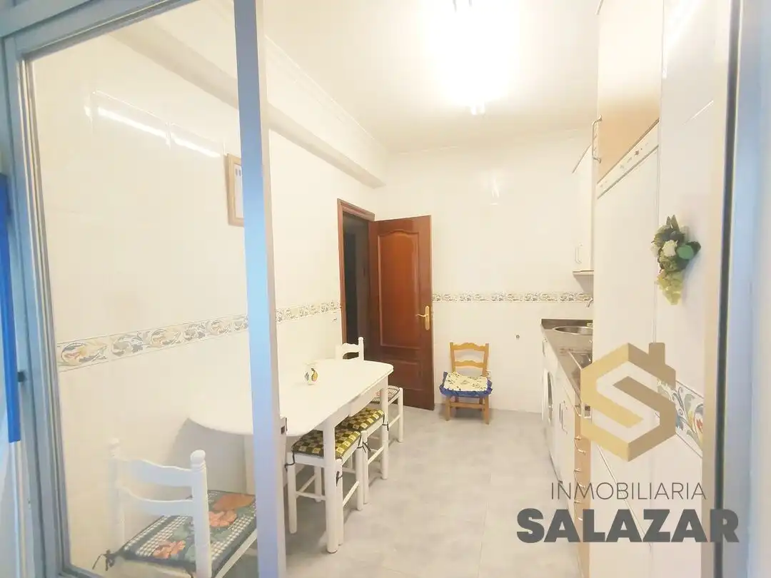 Kitchen of Flat for sale in Bilbao   with Heating, Terrace and Balcony