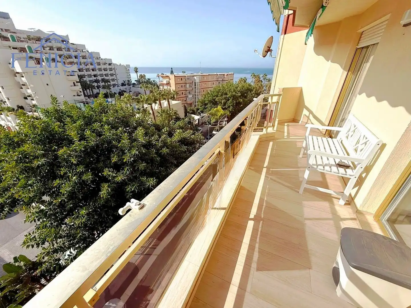 Balcony of Flat for rent in Almuñécar  with Terrace, Furnished and Community pool