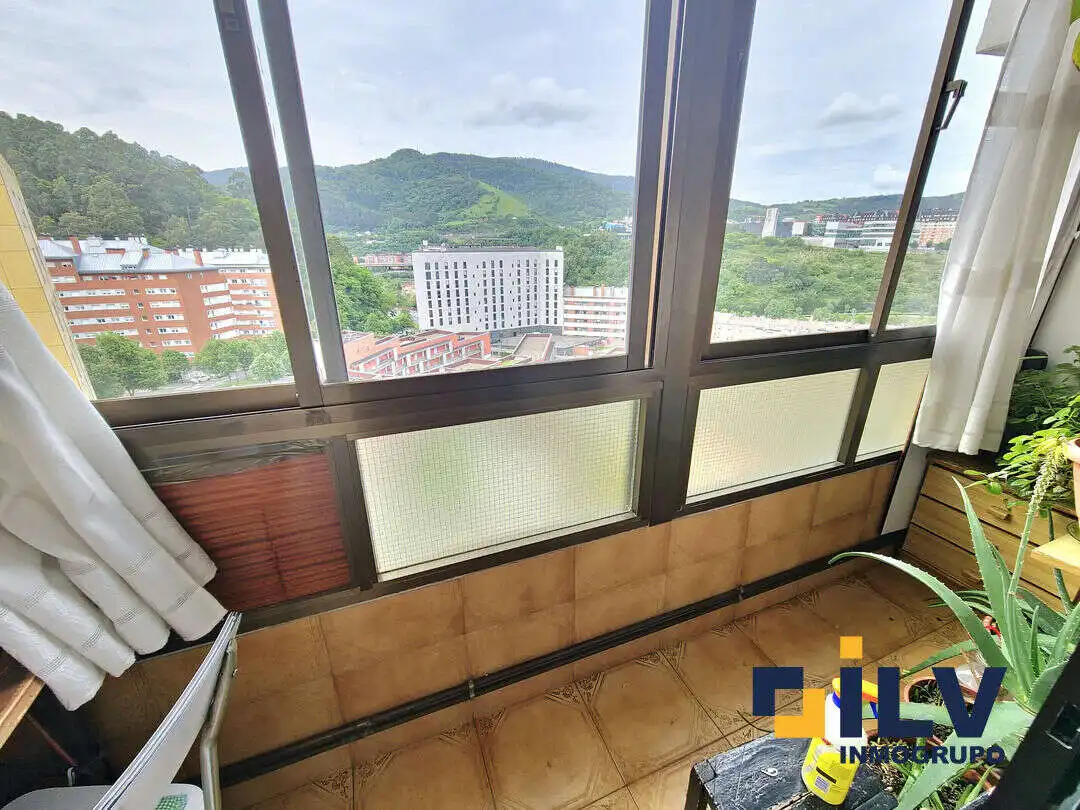 Balcony of Flat for sale in Bilbao   with Heating, Terrace and Storage room