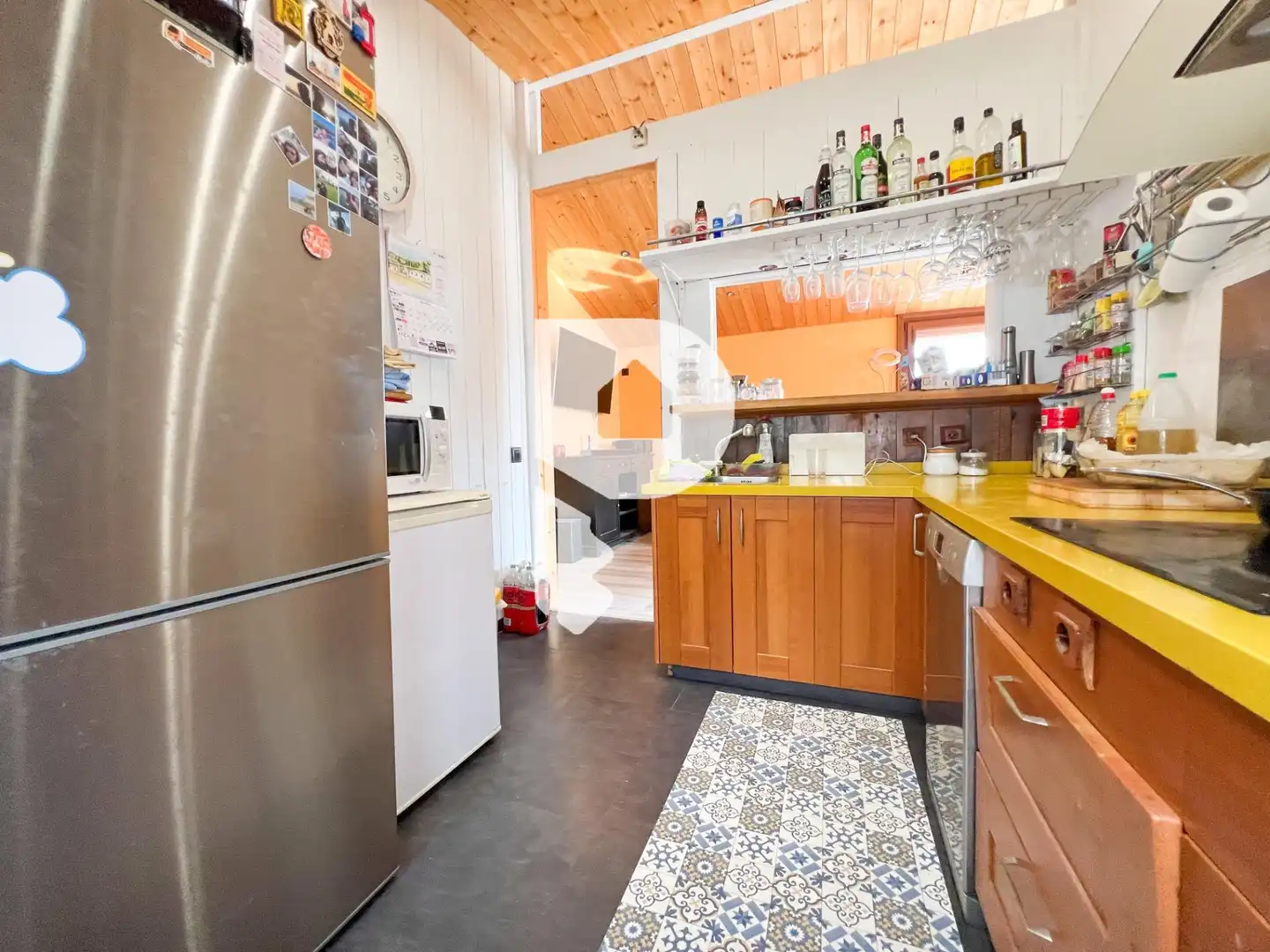 Cocina de Casa o chalet en venta en Vallirana con Aire acondicionado, Calefacción y Jardín privado