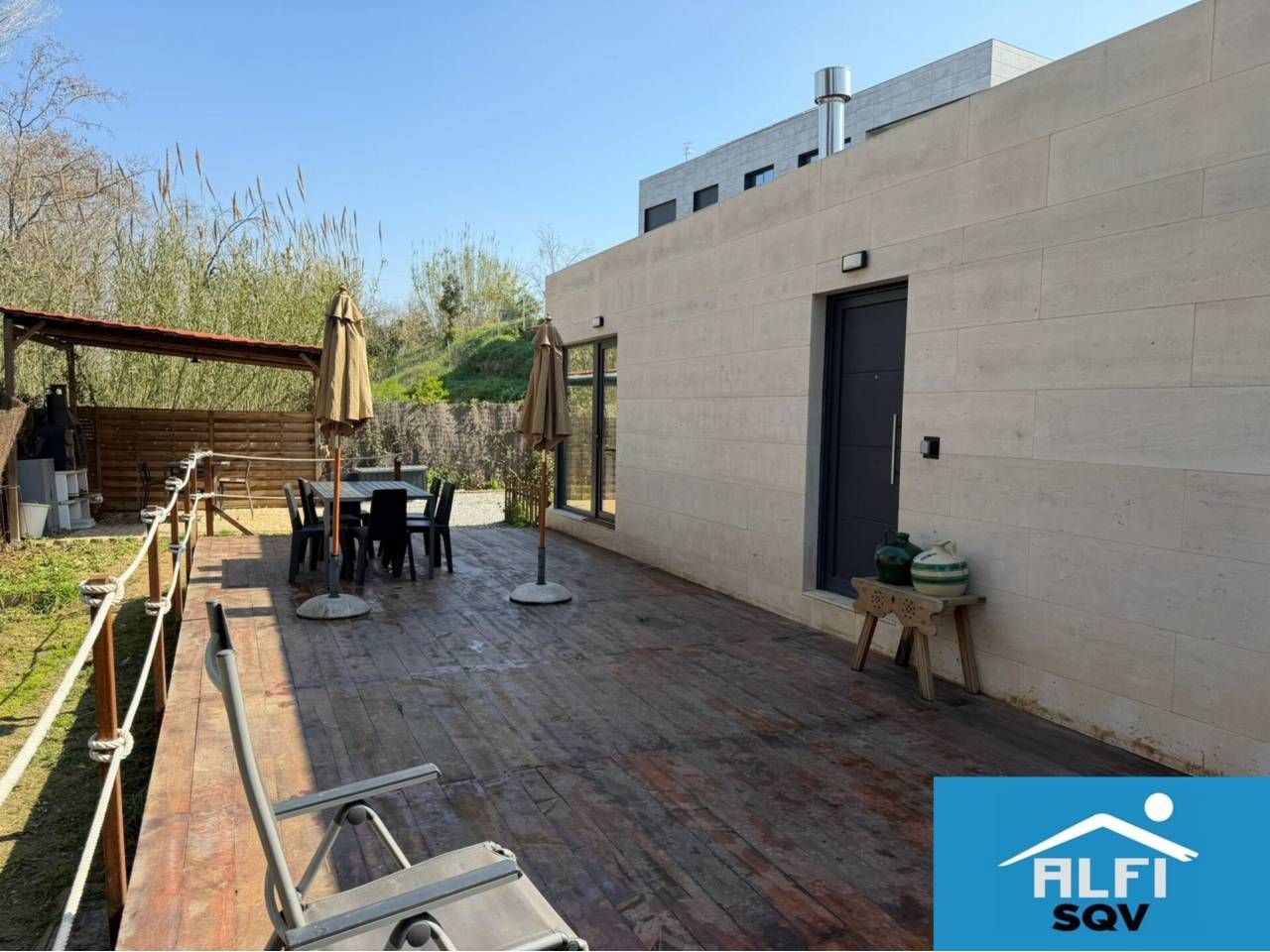 Terrassa de Casa o xalet en venda en Sant Quirze del Vallès amb Aire condicionat, Calefacció i Jardí privat