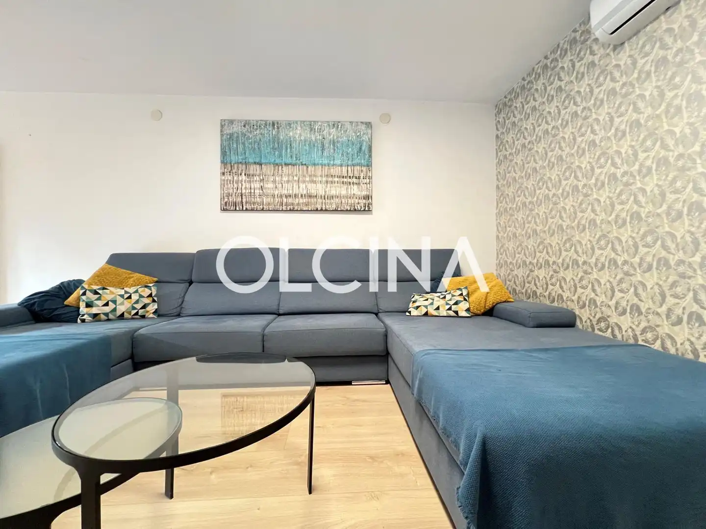 Sala de estar de Casa adosada en venta en Ibi con Aire acondicionado, Terraza y Trastero