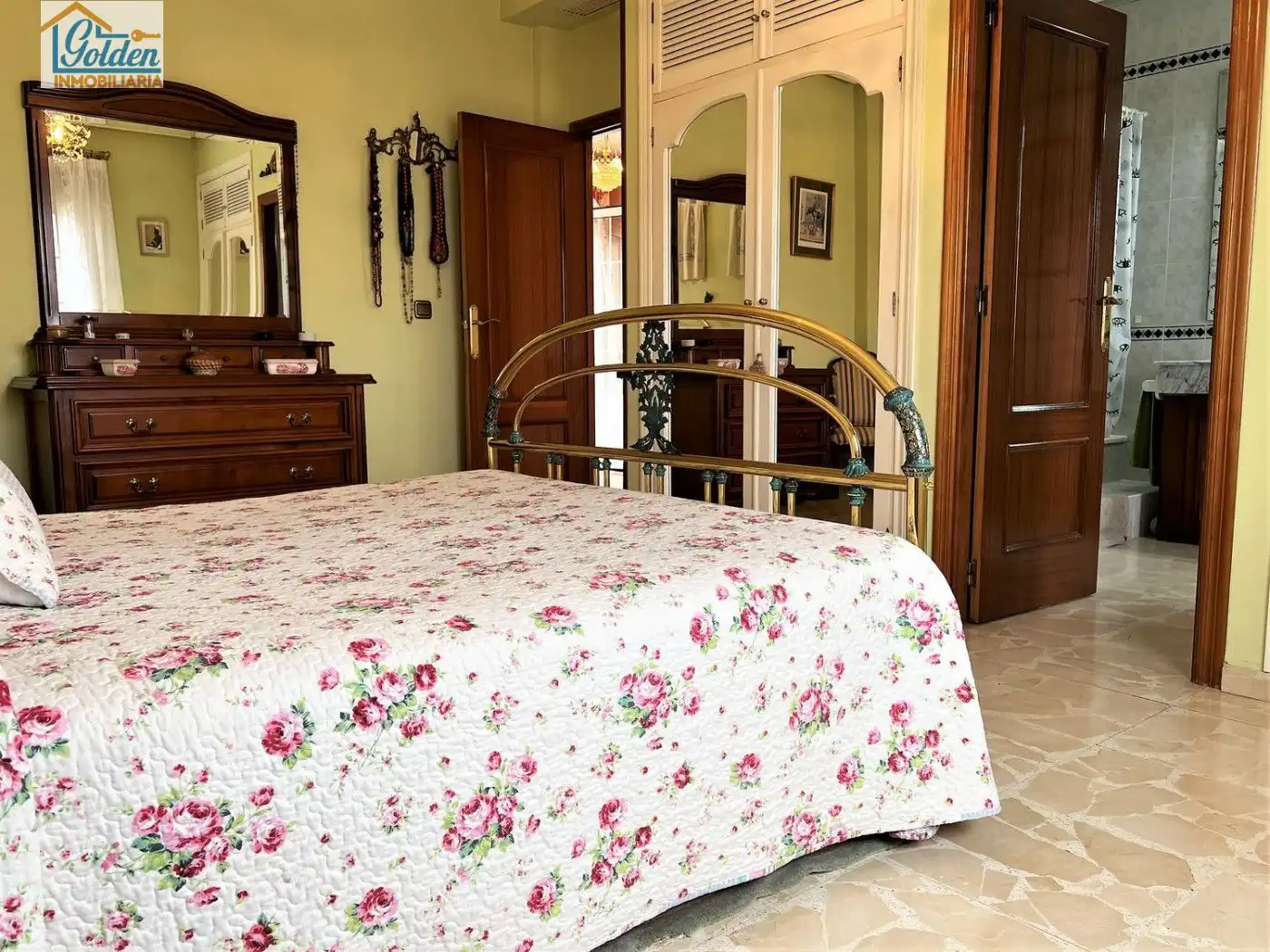 Dormitori de Casa o xalet en venda en Don Benito amb Aire condicionat, Jardí privat i Terrassa