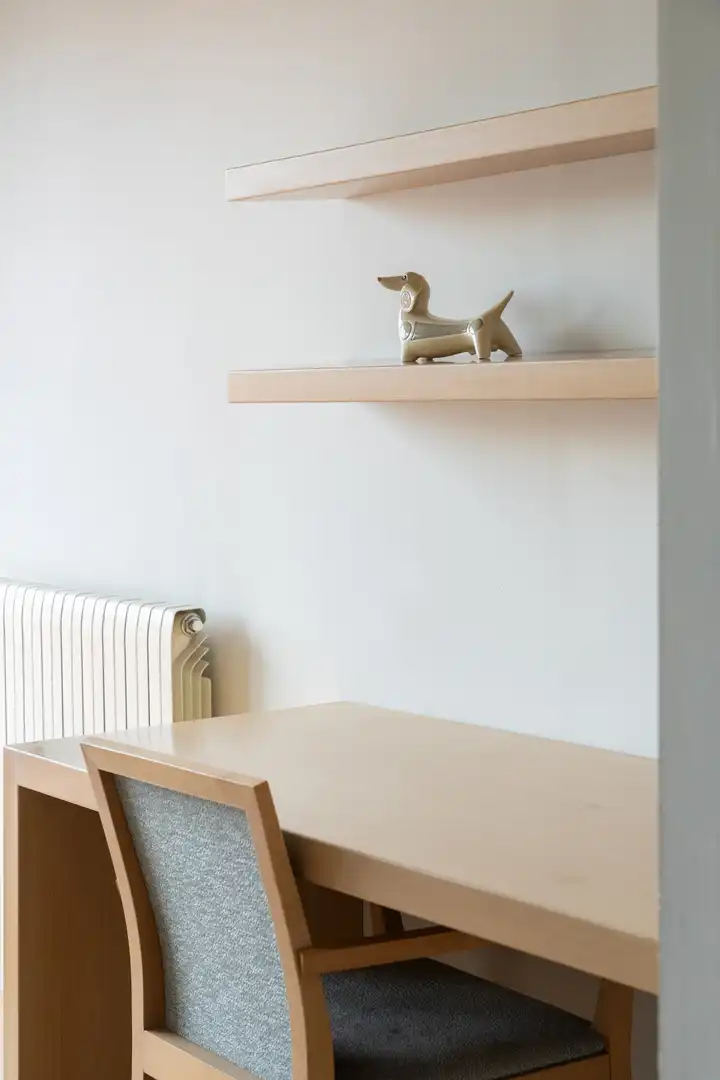 Schlafzimmer von Dachboden zum Verkauf in Barcelona mit Klimaanlage, Heizung und Terrasse