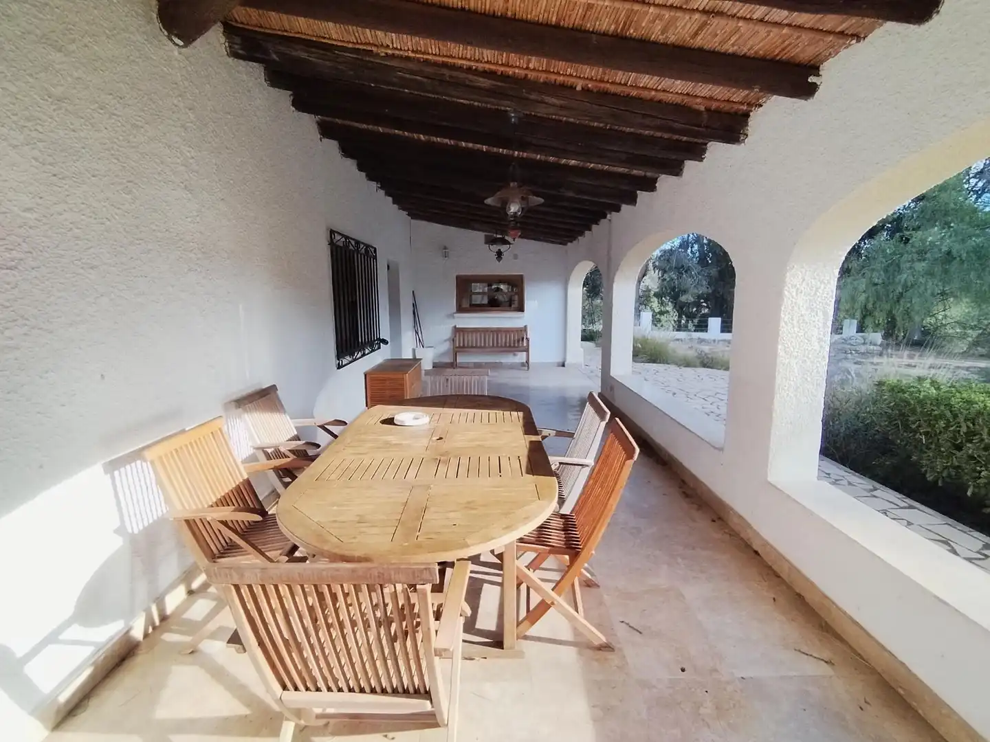Terrassa de Finca rústica en venda en Relleu amb Aire condicionat, Jardí privat i Terrassa