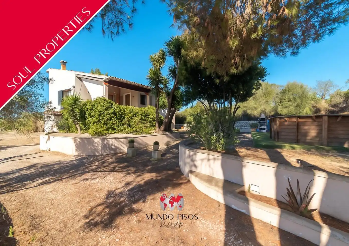 Vista exterior de Finca rústica en venta en Montuïri con Jardín privado, Terraza y Piscina