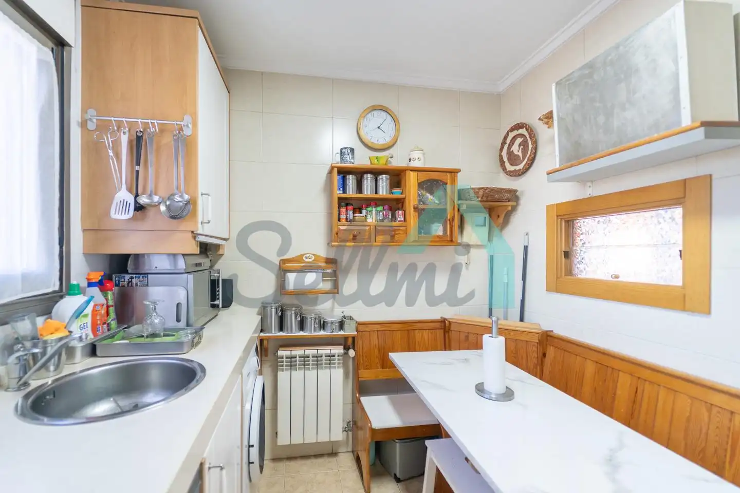 Cocina de Ático en venta en Oviedo  con Calefacción, Parquet y Terraza