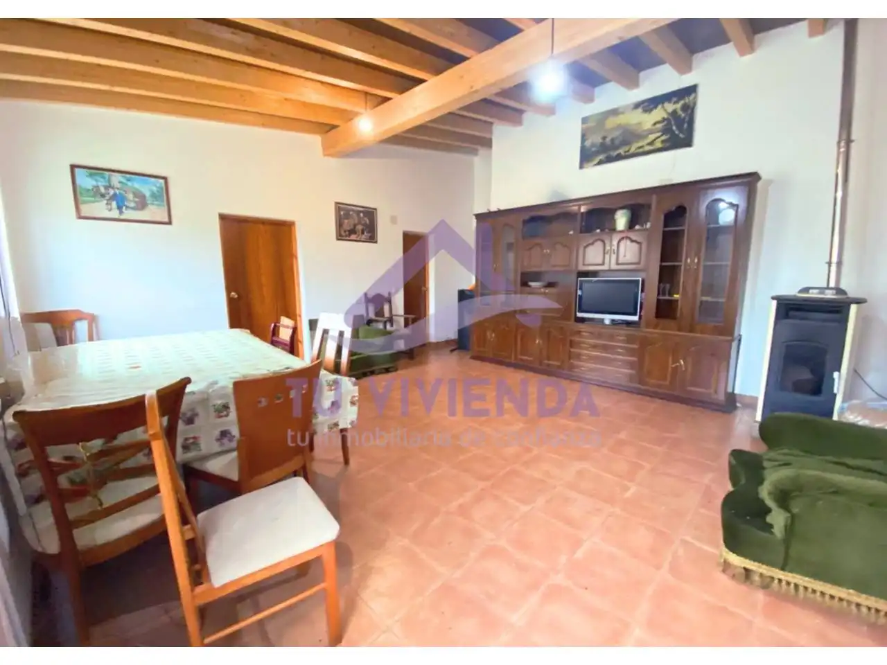 Sala de estar de Casa o chalet de alquiler en Saldaña con Jardín privado y Amueblado