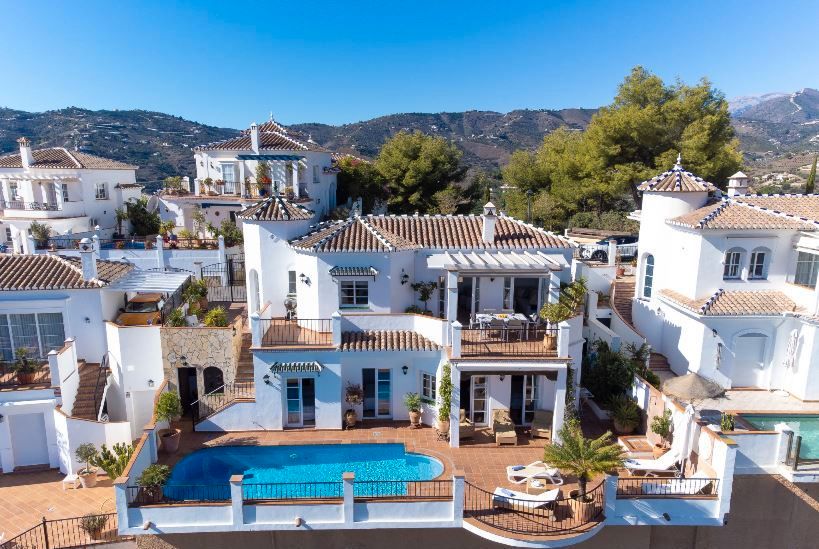 Exterior view of House or chalet for rent in Nerja  with Air Conditioner, Heating and Private garden