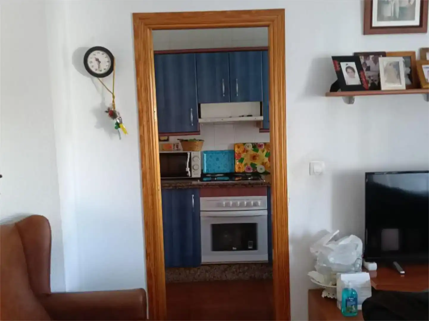 Cuina de Planta baixa en venda en Trigueros amb Aire condicionat i Moblat