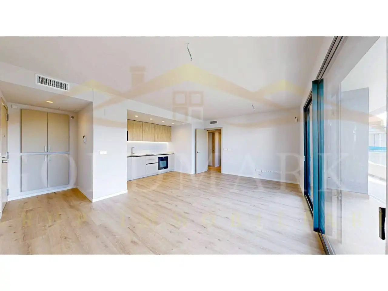 Sala de estar de Ático en venta en Sant Pere de Ribes con Aire acondicionado, Calefacción y Parquet