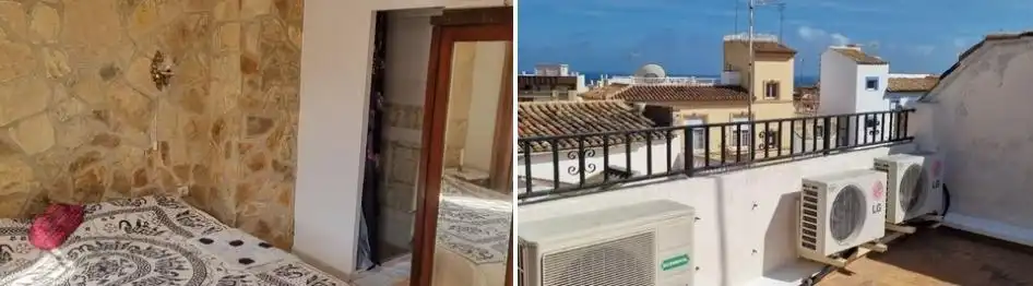 Terrassa de Casa adosada en venda en Calpe / Calp amb Aire condicionat, Jardí privat i Terrassa