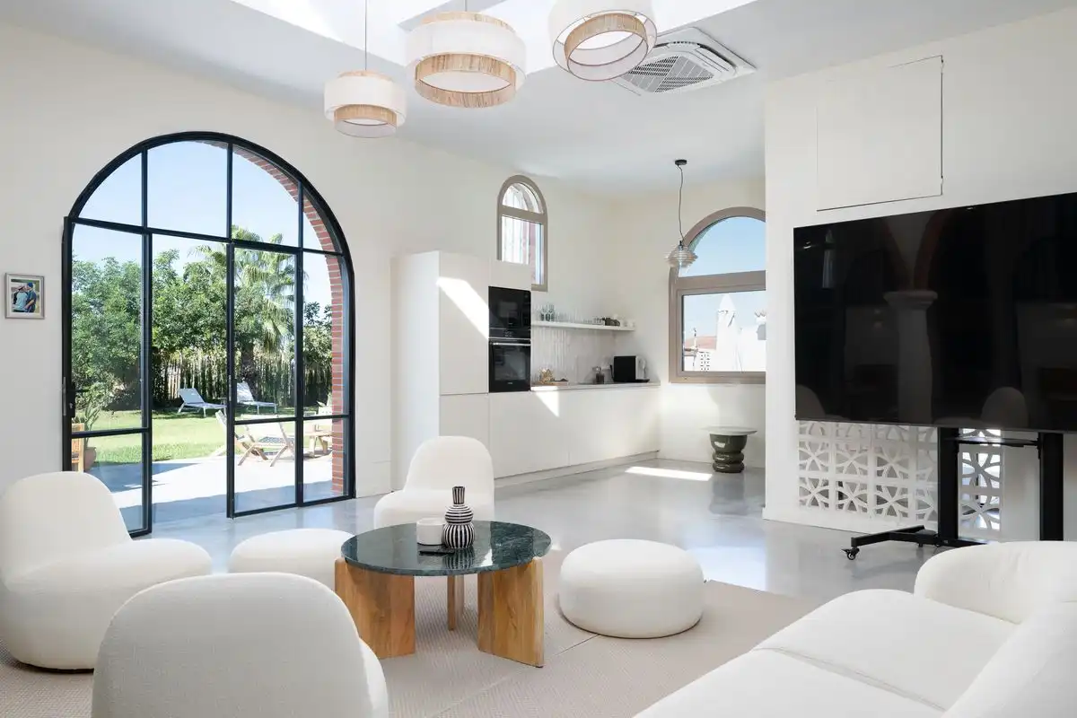 Sala de estar de Casa o chalet en venta en Elche / Elx con Aire acondicionado, Calefacción y Jardín privado