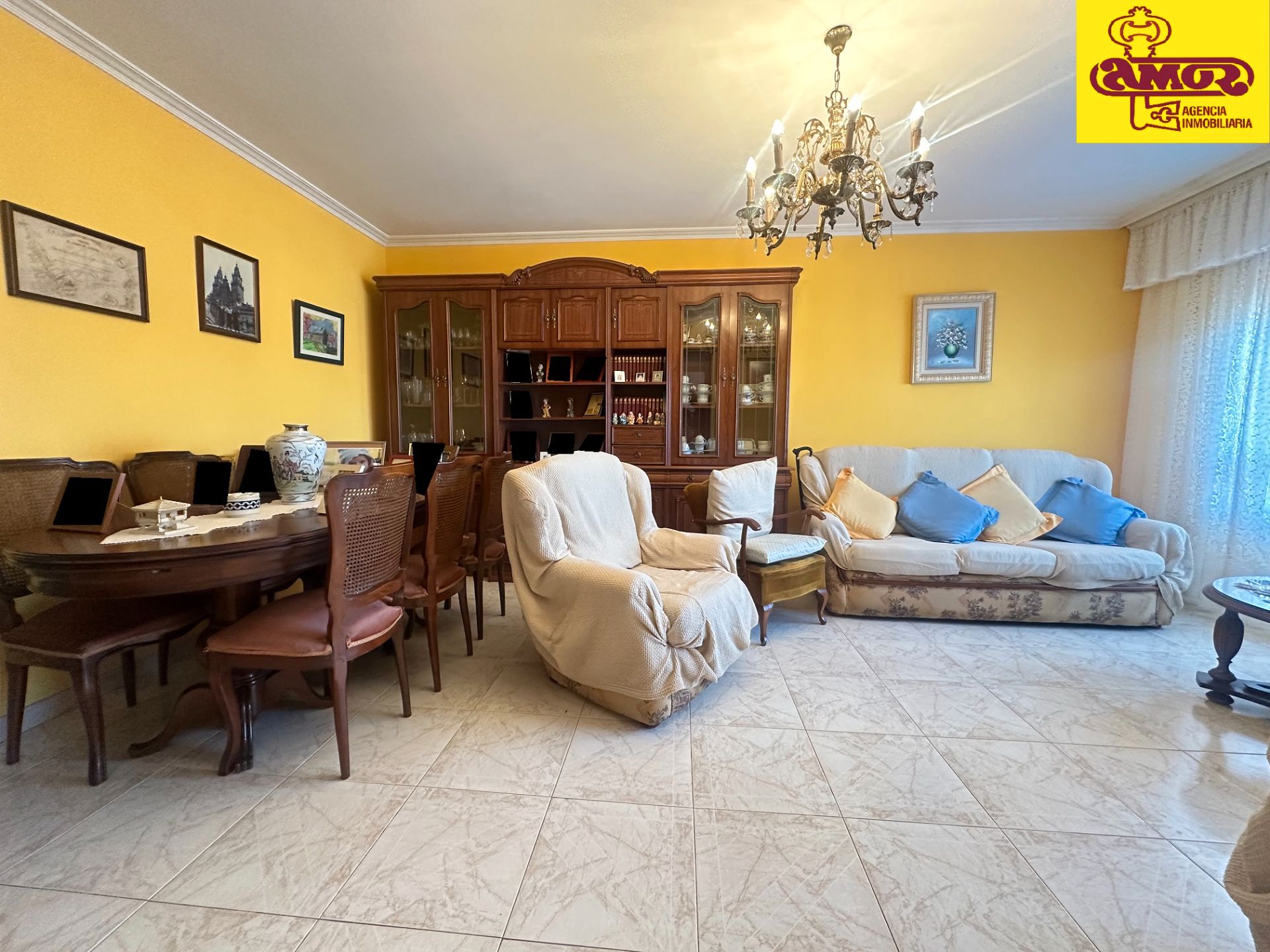 Living room of House or chalet for sale in Santiago de Compostela   with Heating, Private garden and Terrace