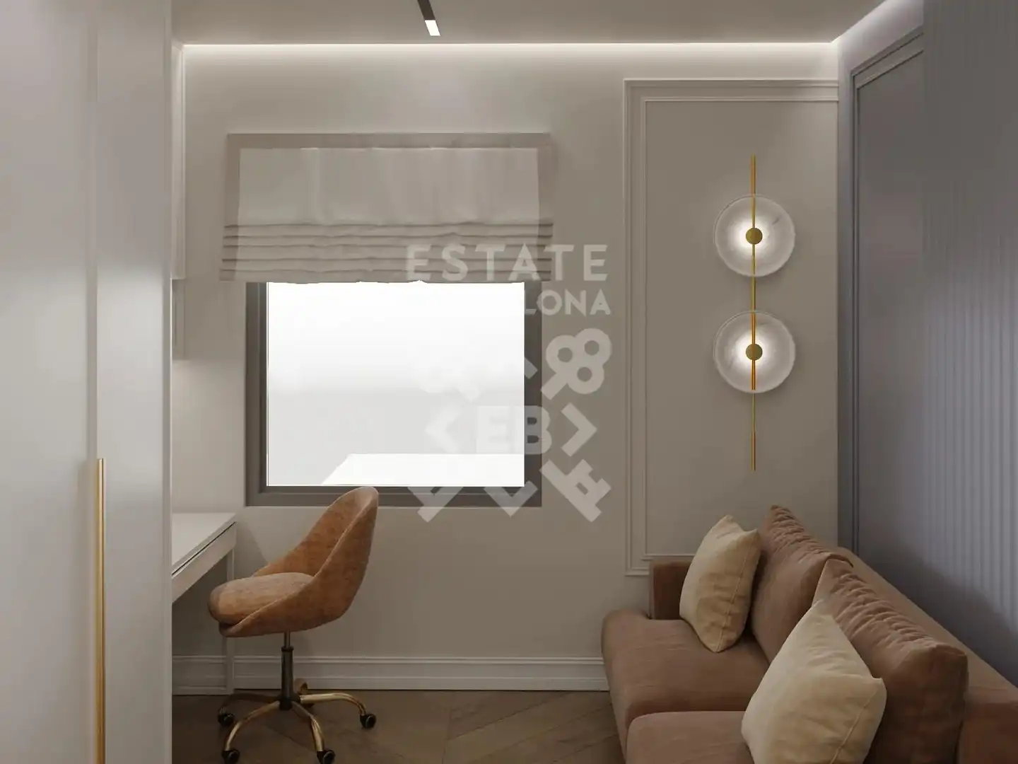 Schlafzimmer von Dachboden zum Verkauf in Barcelona mit Terrasse