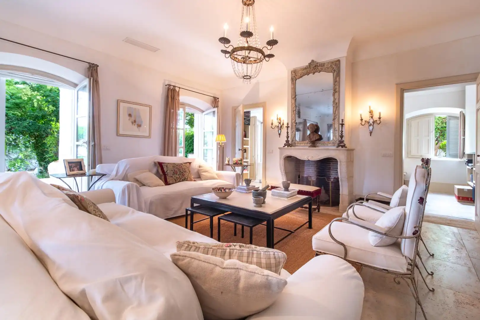 Sala de estar de Casa o chalet en venta en Mojácar con Jardín privado, Terraza y Trastero
