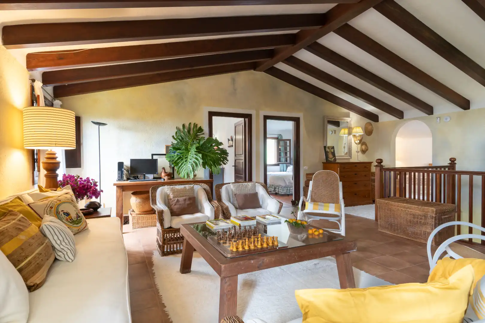 Sala de estar de Casa o chalet de alquiler en Tegueste con Jardín privado, Terraza y Amueblado