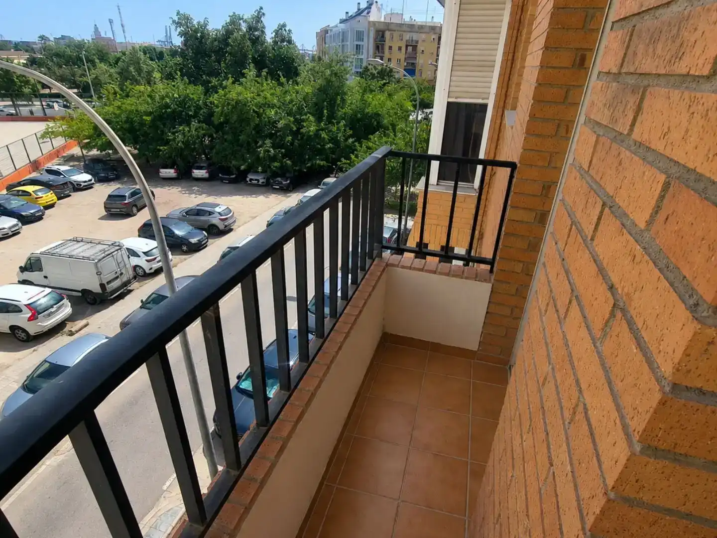 Balcony of Flat for rent in  Valencia Capital  with Air Conditioner and Balcony