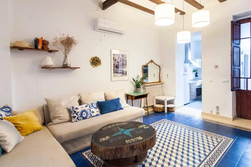 Wohnzimmer von Wohnung zur Miete in Poblats Marítims