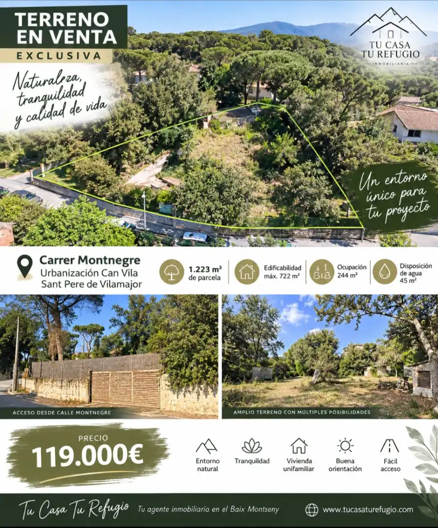 Residential land for sale in Carrer Montnegre 1, imagen 20