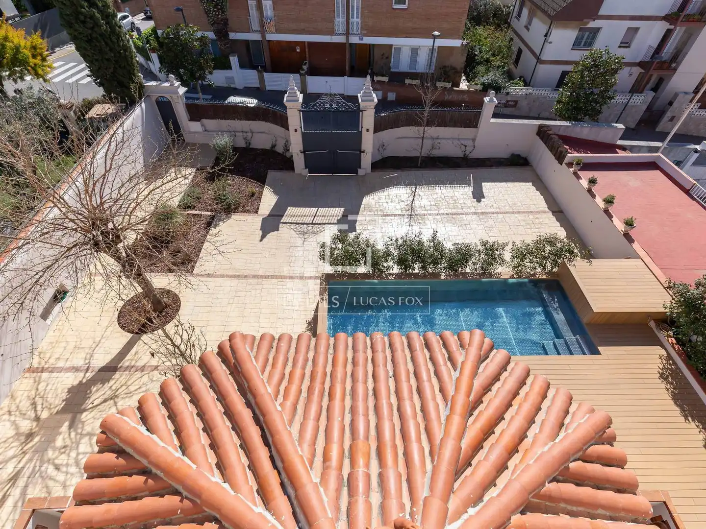 Vista exterior de Casa o chalet en venta en Sant Just Desvern con Aire acondicionado, Jardín privado y Terraza