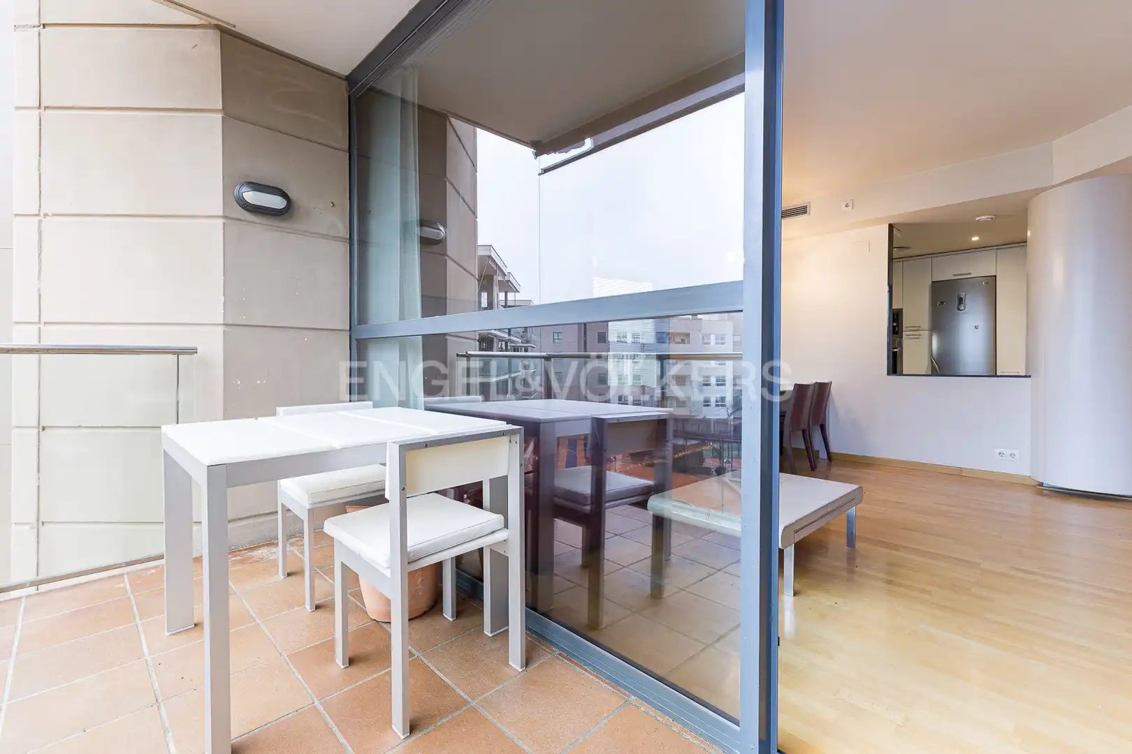 Terrasse von Wohnung zur Miete in Barcelona mit Klimaanlage, Heizung und Parkett