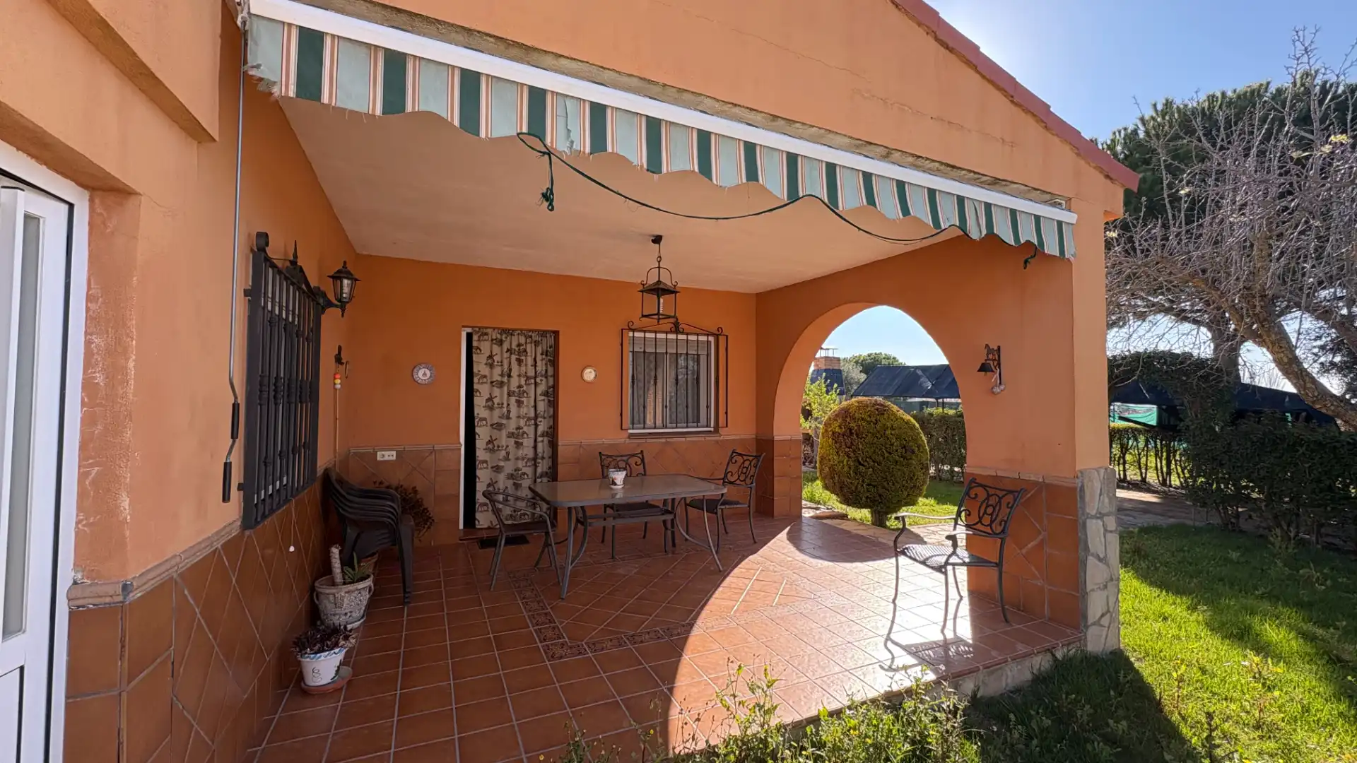 Terraza de Casa o chalet en venta en Huecas con Aire acondicionado y Piscina