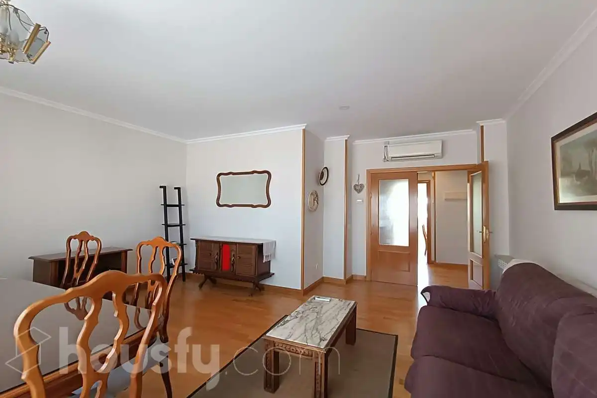 Sala de estar de Piso de alquiler en Toledo con Aire acondicionado, Calefacción y Parquet