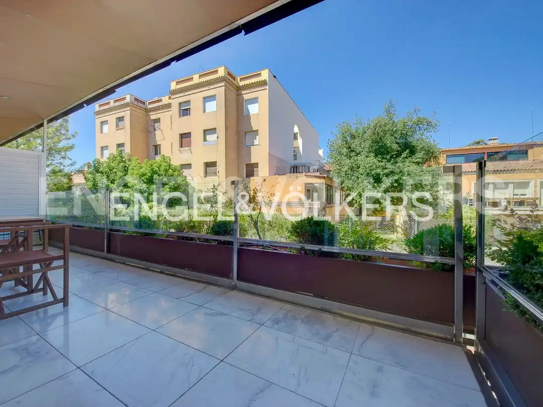 Terrace of Flat for rent in Barcelona  with Air Conditioner, Heating and Parquet flooring