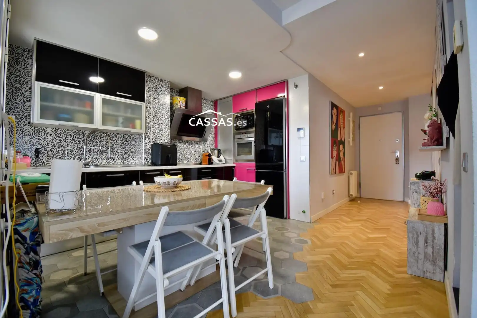 Kitchen of Flat for sale in Torrejón de Ardoz  with Air Conditioner, Heating and Parquet flooring