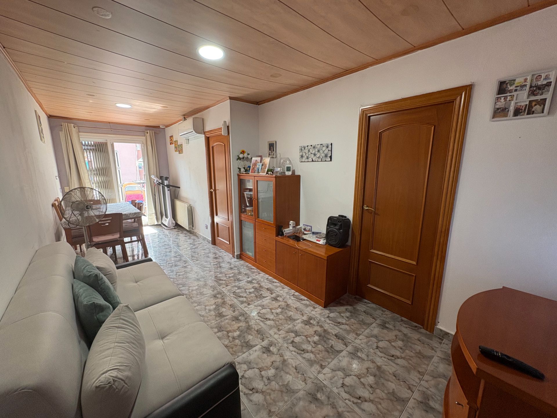 Sala d'estar de Pis en venda en Badalona amb Aire condicionat, Calefacció i Terrassa