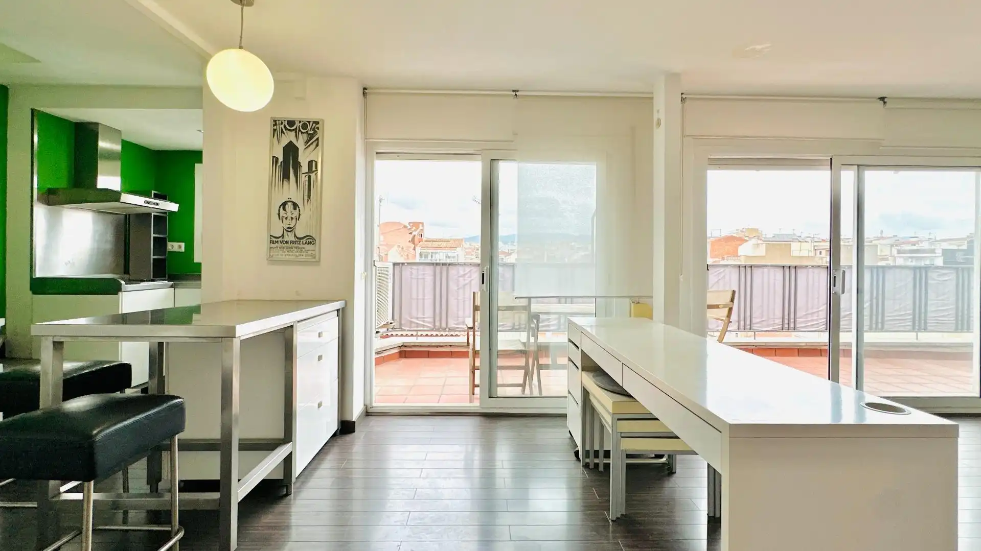 Cocina de Loft en venta en Terrassa con Aire acondicionado, Parquet y Terraza